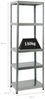 PROREGAL® Schwerlastregal Metallsteckregal STEEL EAGLE mit 5 Stahlböden 180 x 80 x 40 cm Verzinkt, Stabiles Kellerregal Stahlregal 130kg Fachlast sowie 650kg Gesamtlast Bild 2