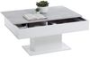 FMD Couchtisch Betongrau und weiß Hochglanz Bild 4