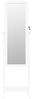 vidaXL Schmuckschrank mit Spiegel & LED-Beleuchtung Freistehend Weiß 353259 Bild 4