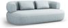 Micadoni Sofa Jenny 3-Sitzer Chenille Hellblau Bild 2