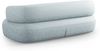 Micadoni Sofa Jenny 3-Sitzer Chenille Hellblau Bild 3