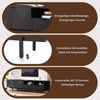 BlingBin Lowboard TV-Schrank, maximale Kapazität 90 Zoll TV, 200 x 40 x 51 cm (1er Set, 1 St, TV-Schrank abstrakte schwarze geometrische Linien), TV-Schrank moderne minimalistische Schranktür Dekoration mit Stauraum Bild 3