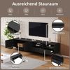 BlingBin Lowboard TV-Schrank, maximale Kapazität 90 Zoll TV, 200 x 40 x 51 cm (1er Set, 1 St, TV-Schrank abstrakte schwarze geometrische Linien), TV-Schrank moderne minimalistische Schranktür Dekoration mit Stauraum Bild 2