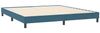 vidaXL Boxspringbett ohne Matratze Dunkelblau 200x210 cm Samt 3315847 Bild 4