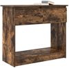vidaXL Konsolentisch mit Schubladen Räuchereiche 85,5x38,5x74,5 cm 861395 Bild 4