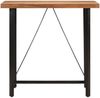 Bartisch, Küchentisch, Stehtisch 110x55x107 cm Massivholz Akazie und Eisen Bild 2
