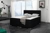 Boxspringbett Schlafzimmerbett LAURIN 180x200cm Stoff Inari Schwarz Bild 1