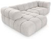 Ecksofa Designersofa BLANCHE in Stoff Puente Türkis Ottomane Links Bild 2