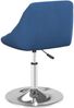 vidaXL Esszimmerstühle 4 Stk. Drehbar Blau Samt 3088762 Bild 5