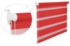Doppelrollo Duorollo 100 cm breit 200 cm lang rot inkl. Seilzug Fensterrollo Klemmrollo Jalousie Bild 3