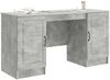 vidaXL Schreibtisch mit Tür Betongrau 142,5 x 50 x 75 cm Holzwerkstoff 3414642 Bild 3