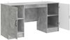 vidaXL Schreibtisch mit Tür Betongrau 142,5 x 50 x 75 cm Holzwerkstoff 3414642 Bild 4