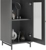 Badschrank Malte Grau 30 x 171.5 cm Vicco Bild 5