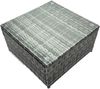 Fimous Gartenlounge Sofa Set 5-sitzer Rattan Gartenmöbel Gartensofa Couchtisch Hocker mit Kissen für Garten; Balkon;Terrasse Dunkelgrau Mischen Bild 2