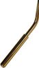 Barhocker BIKEL - Samt Braun 51x52x89 cm Gold | Barstuhl Höhenverstellbar Mit Lehne Drehbar Tresenhocker Tresenstuhl Kneipenhocker Kneipenstuhl Bild 5