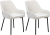 Esszimmerstuhl 2er Set LOVERNA Cord Cremeweiß Bild 4