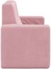 vidaXL Kindersofa 2-Sitzer Rosa Weich Plüsch 4104801 Bild 4