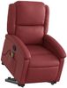 vidaXL Massagesessel mit Aufstehhilfe Weinrot Kunstleder 3204237 Bild 3