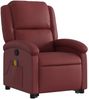 vidaXL Massagesessel mit Aufstehhilfe Weinrot Kunstleder 3204237 Bild 4