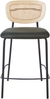 Set mit 2 Barstühlen MAYETTA Rattan Dunkelgrün Bild 5