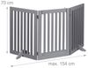 Relaxdays Graues Absperrgitter mit Tür 70 cm hoch Bild 5