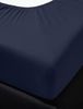Irisette Kuschel-Jersey Spannbetttuch Vesuv 0012 jeans 100x200 cm 12-81 jeans Bild 4