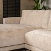 Bronx71 Ecksofa Denver Chenille weiß/beige links Bild 5