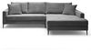Liadomo Ecksofa Hilary, Cordbezug, verschiedene Farben, Ottomane links oder rechts, Kissen Bild 4