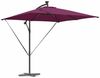 vidaXL Sonnenschirm Bordeauxrot 249 x 249 x 250 cm 42003405 Bild 3