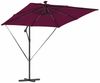 vidaXL Sonnenschirm Bordeauxrot 249 x 249 x 250 cm 42003405 Bild 5