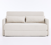 LVHOM Schlafsofa 2-Sitzer, Klappsofa mit Schlaffunktion, Bettsofa aus Cordstoff, Schlafcouch mit Kissen und Seitentaschen, 165x92x82 cm Bild 2