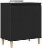 vidaXL Sideboard Schwarz Eichen-Optik 60 x 35 x 70 cm Holzwerkstoff 862593 Bild 3