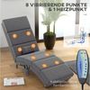 HOMCOM Massagesessel Relaxliege mit Massagefunktion elektrisch (Loungesessel, 1-St, Fernsehsessel), mit 5 Modi, Kissen, Dunkelgrau Bild 4