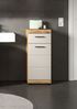 welltime Unterschrank SIENA, Breite 37cm, 1 Tür, 1 Schubkasten, 2 Fächer, MDF-Front (1-St, TOPSELLER) in verschiedenen Farben erhältlich, Badmöbel, Badschrank, Kommode, Bad Bild 2