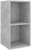 vidaXL TV-Wandschrank Betongrau 37x37x72 cm Holzwerkstoff 805475 Bild 2