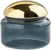 Giftcompany Vorratsdose Voile Glasdose L blau/gold 12,5cm, Glas Bild 5