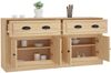 vidaXL Sideboards 2 Stk. Sonoma-Eiche Holzwerkstoff 3185266 Bild 5