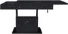 Couchtisch >Lift< verstellbar, keramik optik schwarz / schwarz - 110x58/77x60cm (BxHxT) Bild 3