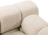 Micadoni Modulares Ecksofa Bellis 4-Sitzer Rechts Boucle Rolf Helles Beige Bild 4