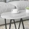 vidaXL Couchtisch Grau 80 x 40 x 40.5 cm Sperrholz und Metall 869693 Bild 4