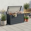 STEELSØN 'Dorado' Aufbewahrungsbox, Metall, anthrazit, 270 Liter, 63x62x100 cm, wasserdicht und abschließbar Bild 2