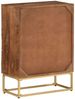 vidaXL Kommode 55x30x76 cm Massivholz Mango und Eisen 371995 Bild 5