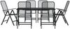 vidaXL 7-tlg. Garten-Essgruppe Anthrazit Streckgitter 3211822 Bild 2