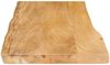 vidaXL Tischplatte mit Baumkante 90x40x2,5 cm Massivholz Mango 370707 Bild 3