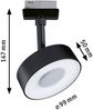 Paulmann 965. 45 URail LED Schienenspot Circle 210lm 5W White Switch 230V Schwarz matt Bild 3