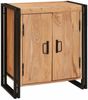 vidaXL Nachttisch Braun 66 x 35 x 76 cm Massivholz Akazie 4102776 Bild 2