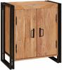 vidaXL Nachttisch Braun 66 x 35 x 76 cm Massivholz Akazie 4102776 Bild 3
