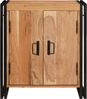 vidaXL Nachttisch Braun 66 x 35 x 76 cm Massivholz Akazie 4102776 Bild 5