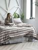 Irisette Wave Mako-Satin Bettwäsche 135x200 Streifen grau braun 8559-11 Bild 3
