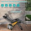 Sonnenliege 72cm klappbar, verstellbar Gepolstert Schwarz - Gartenliege 240kg Bild 5